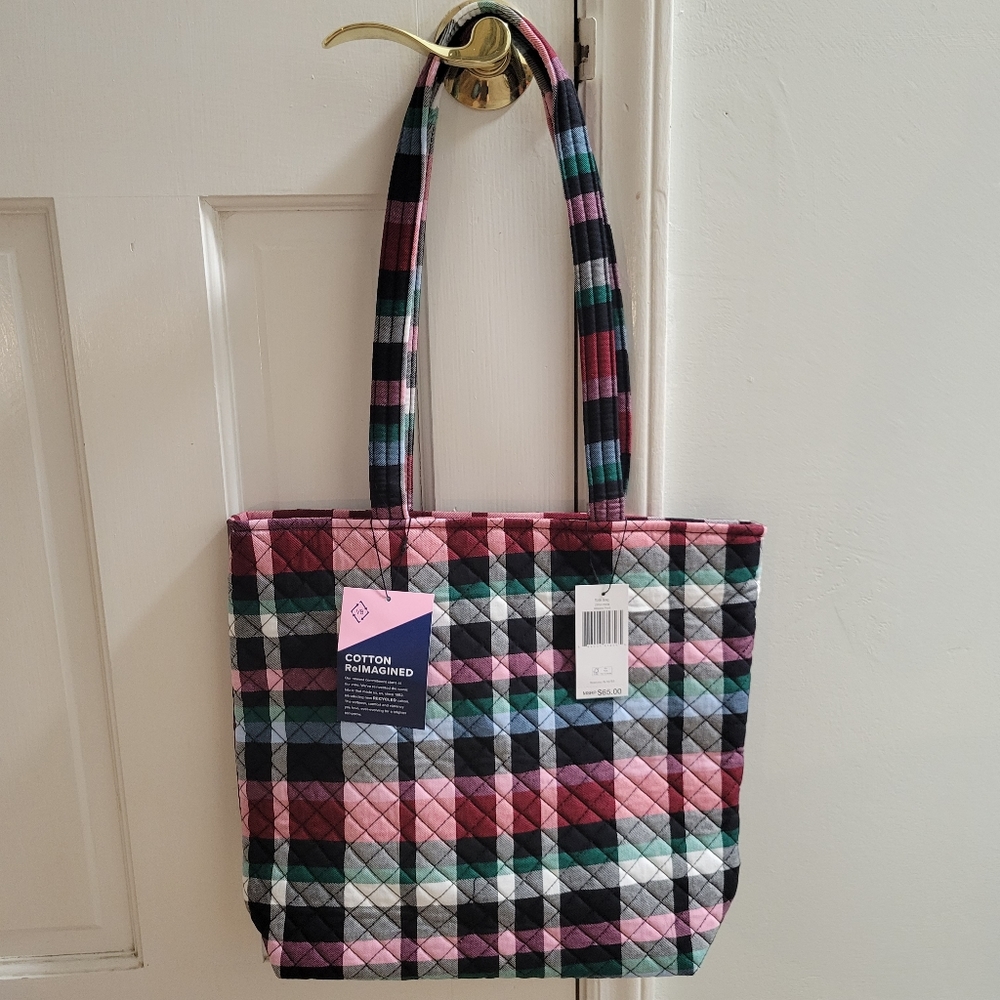 Vera Bradley Tote bag in Ribbons Plaid